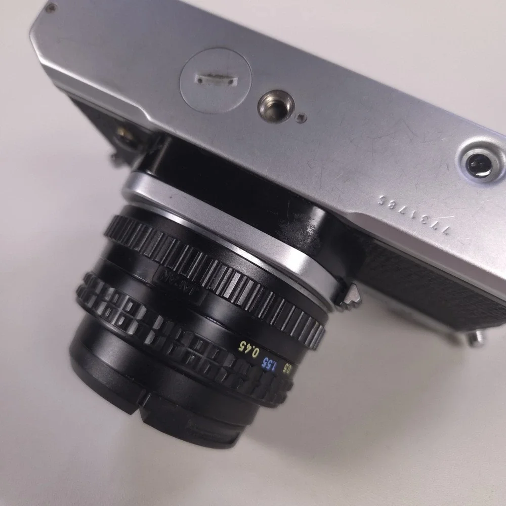 Asahi PENTAX K1000 SLR 35mm Camera SMC PENTAX-A 1:2 50mm Untested As-Is - Picture 9 of 16
